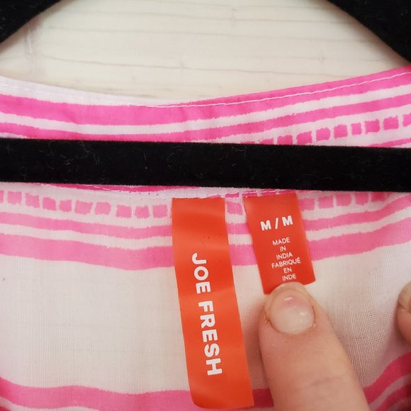 💥2/$30💥 Striped Print Shirt Dress Cover-Up - Picture 3 of 4